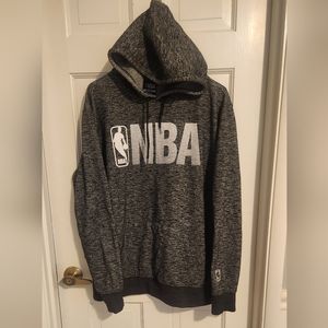 NBA Black Marled Hoodie,  size XL